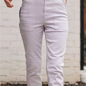 S Lavender Overalls young fabulous & broke size small